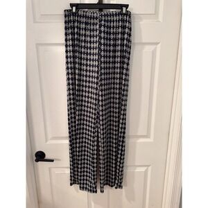 Gypsy Festival Slinky Liquid Knit Women's Size L Love‎ Ryan Pants diamond Argyle